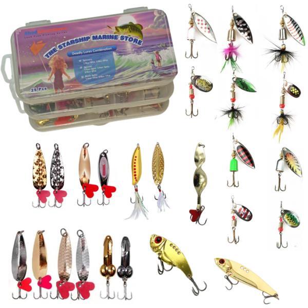 discounted rooster tail fishing lures kit