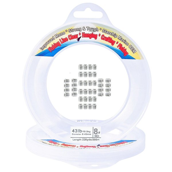 Aboda Clear Fishing Wire, 0.3mm-1mm Fishing Line